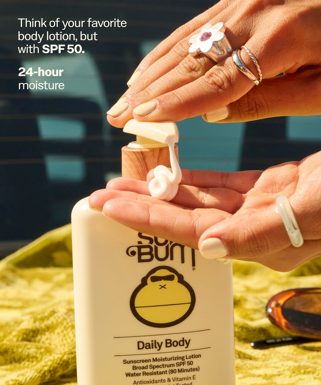 Sun Bum Daily Face Body Spf 50 8 Oz