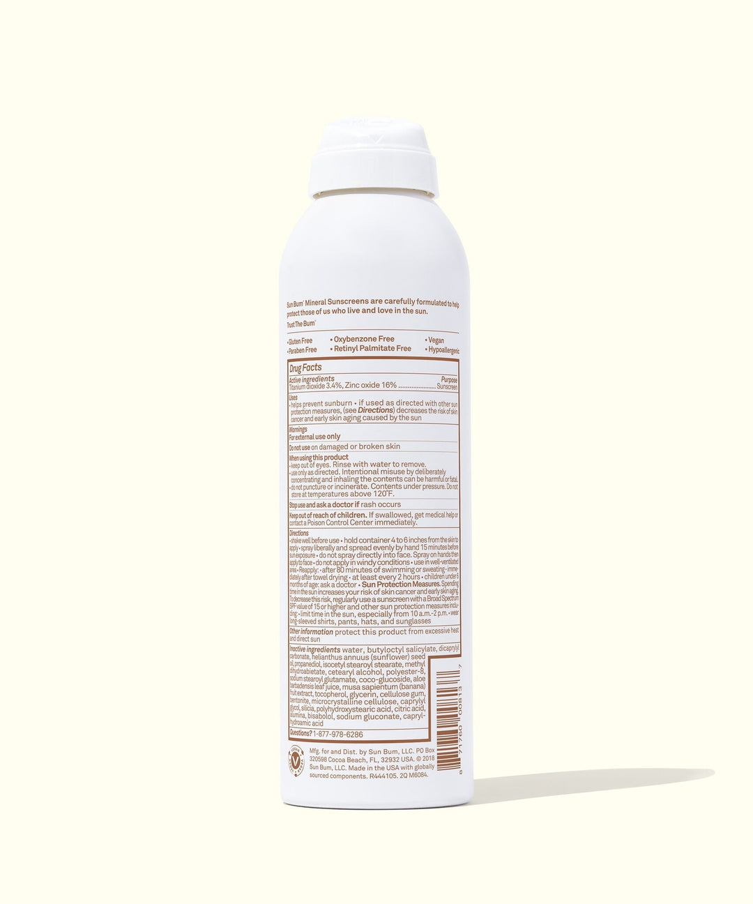 Sun Bum Mineral Spf 50 Spray 6 Oz