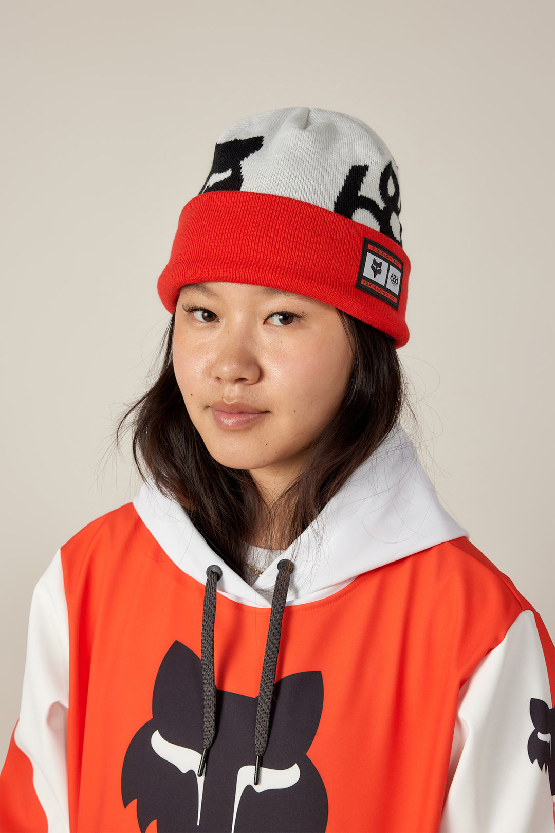 686 Fox Racing Cuff Beanie (Unisex) | Flare Colorblock