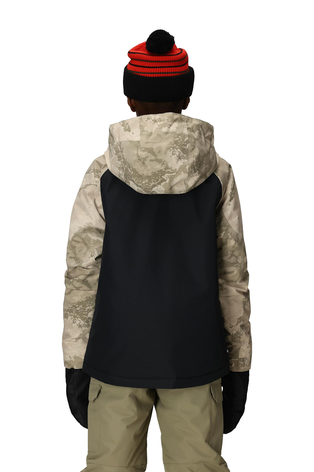 686 Geo Insulated Youth Snow Jacket 2026 | Limestone Hemisphere Clrblk