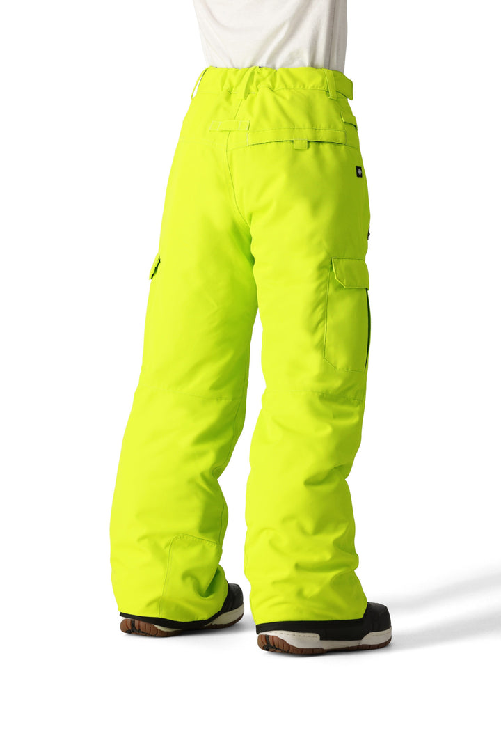 686 Infinity Cargo Insulated Youth Snow Pants 2026 | Lime