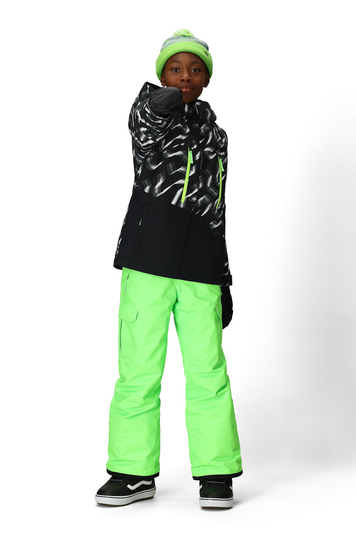 686 Infinity Cargo Insulated Youth Snow Pants 2026 | Borealis Green