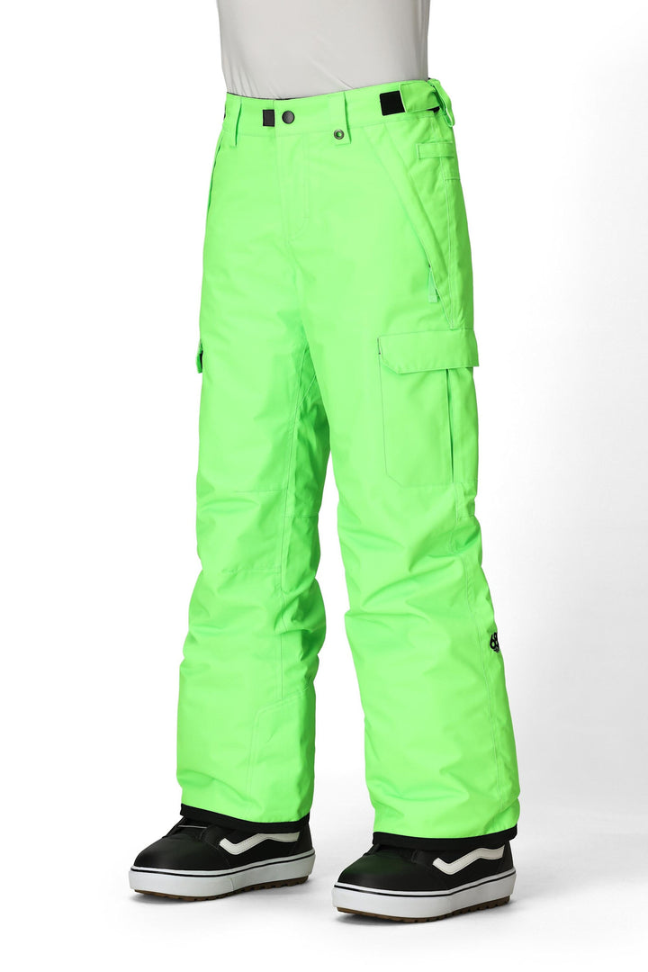686 Infinity Cargo Insulated Youth Snow Pants 2026 | Borealis Green