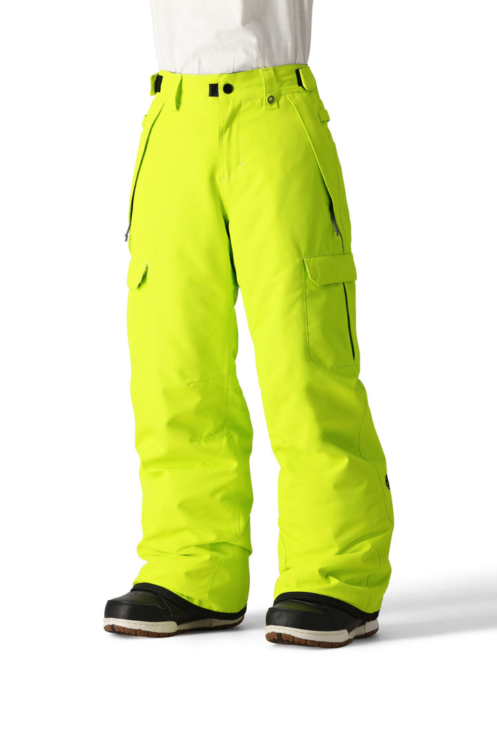 686 Infinity Cargo Insulated Youth Snow Pants 2026 | Lime