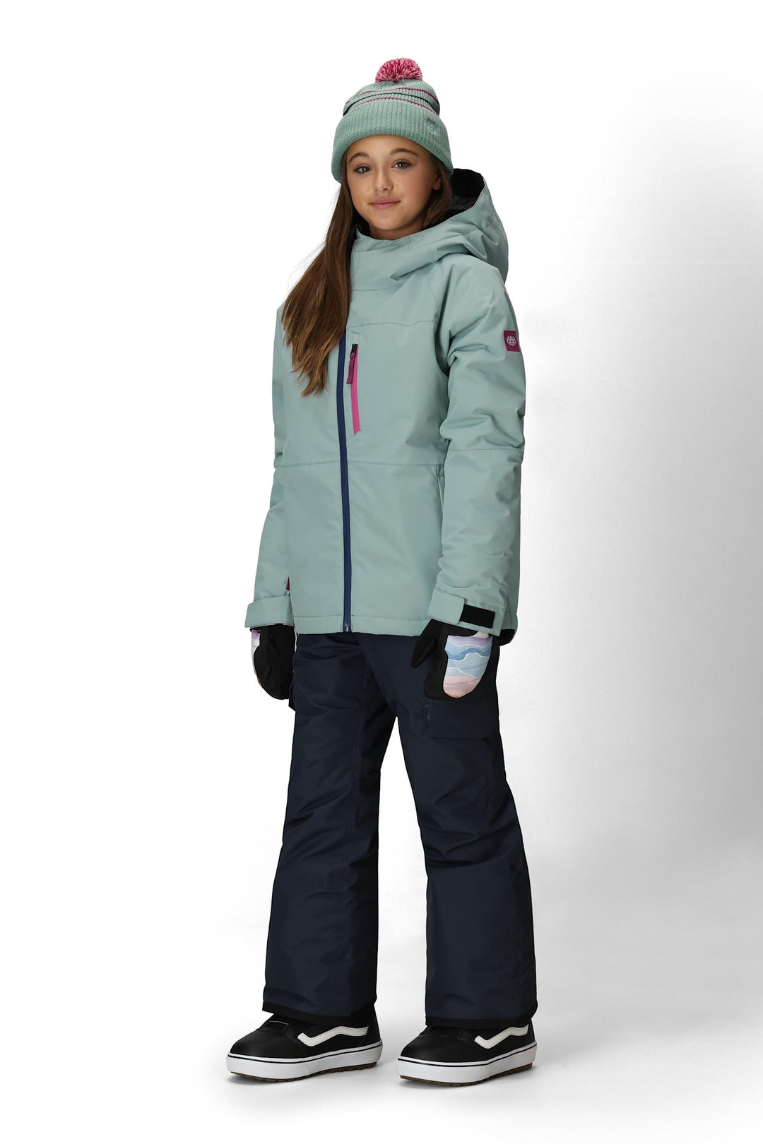 686 Lola Insulated Youth Snow Pants 2026 | Navy