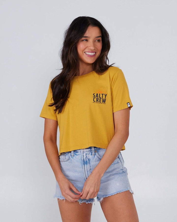 Salty Crew Cruisin Crop Tee (Women&