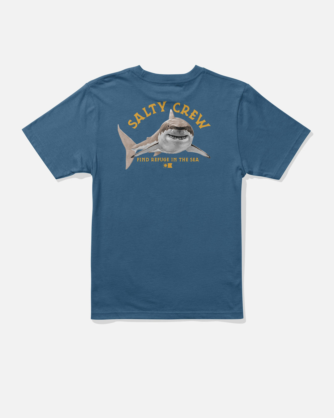 Salty Crew Lurking Boys Ss Tee (Youth) | Cast Blue