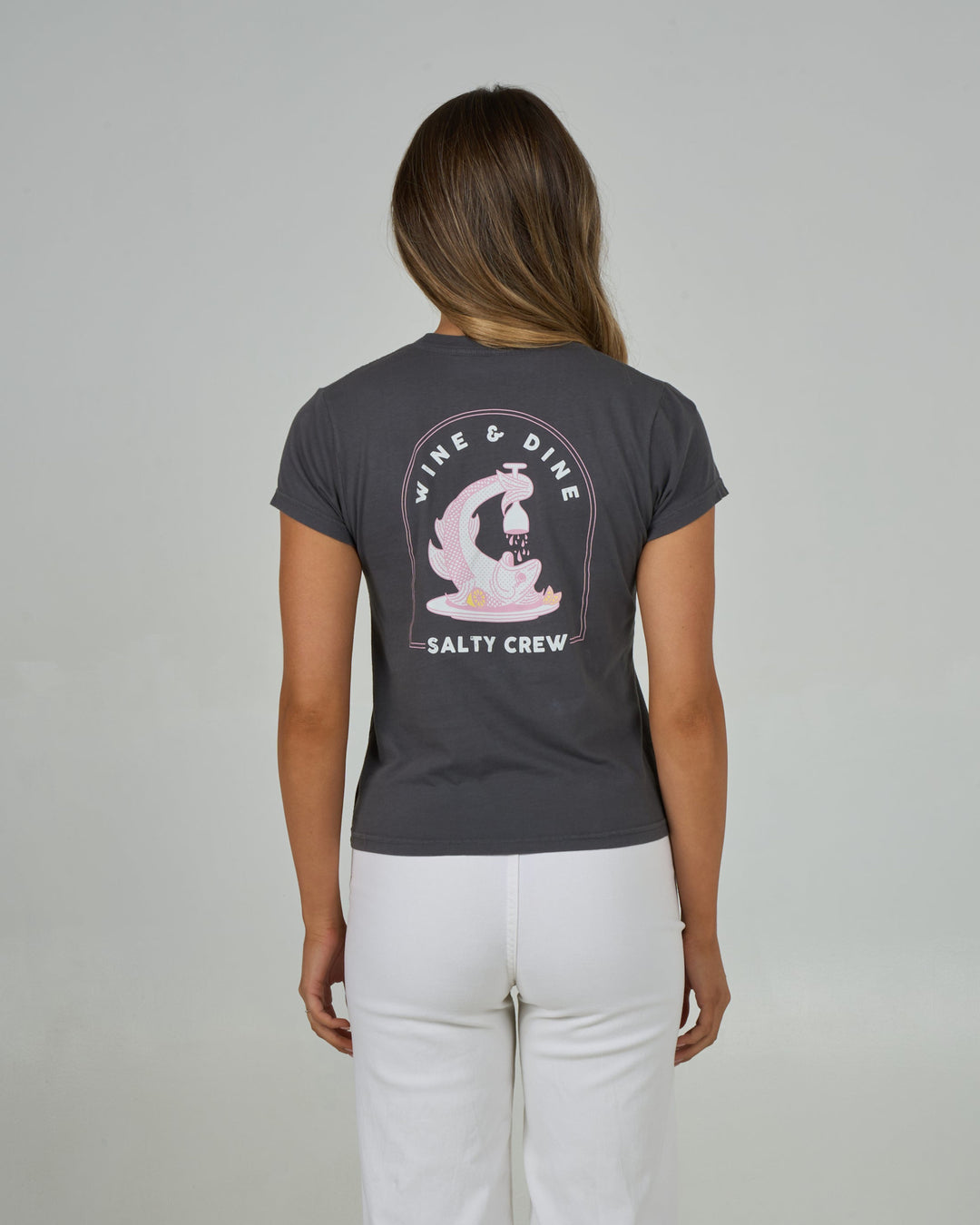 Salty Crew Wine N Dine Modern Tee (Women&