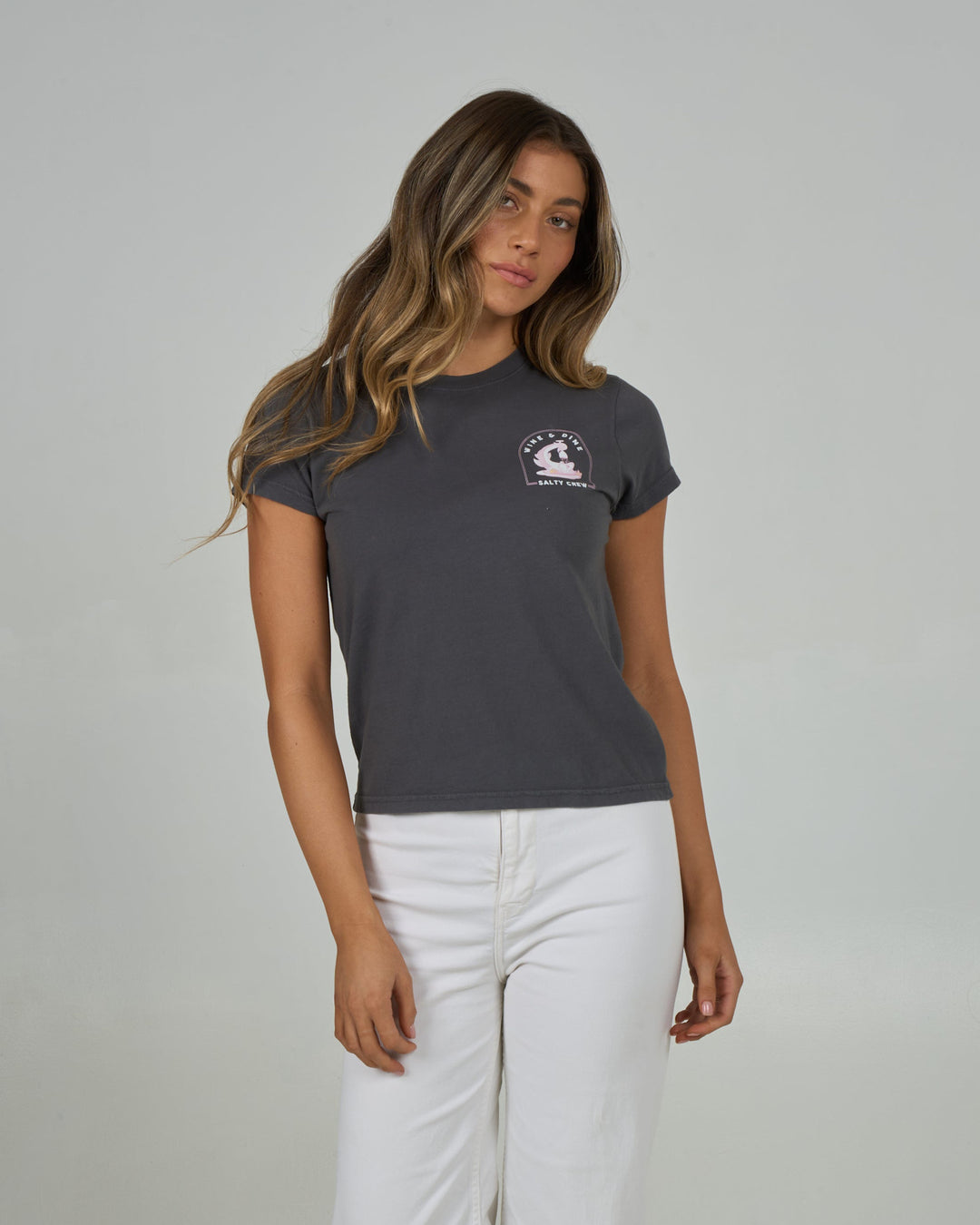 Salty Crew Wine N Dine Modern Tee (Women&