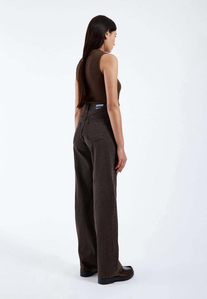 Dr. Denim Echo Denim (Womens) | Tar Jet Brown