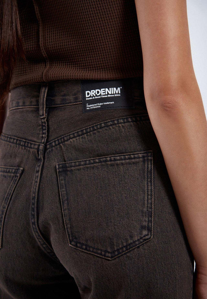 Dr. Denim Echo Denim (Womens) | Tar Jet Brown
