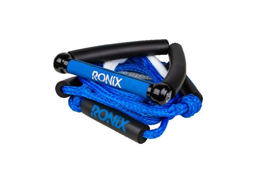 Ronix Bungee Surf Rope W/10In. Handle Hide Grip - 25Ft. 5-Sect. Rope | Blue