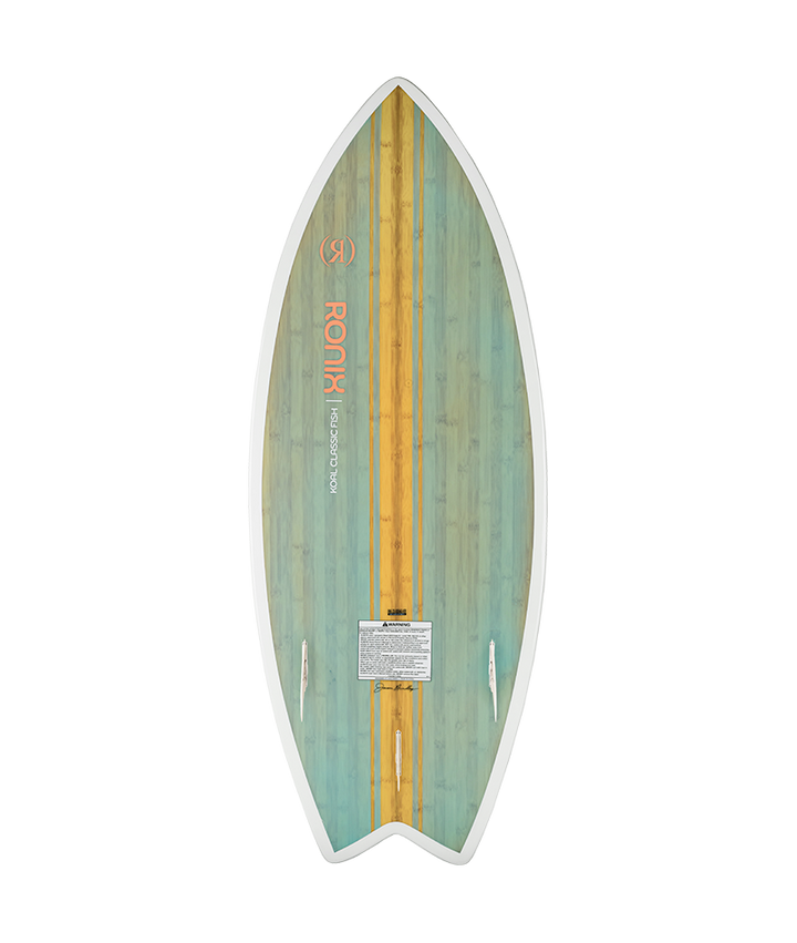 Ronix Koal Fish Classic Surf 2026 (Womens) | Sea Glaze/White/Peach