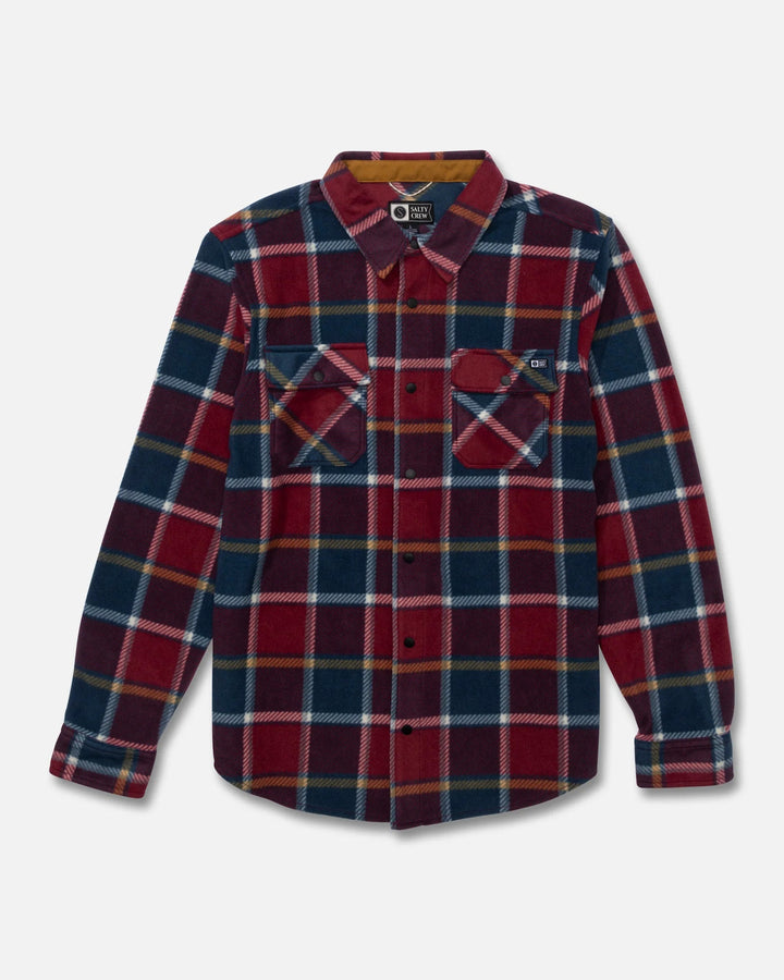 Salty Crew Swellter Polar Shirt (Youth) | Midnight Navy