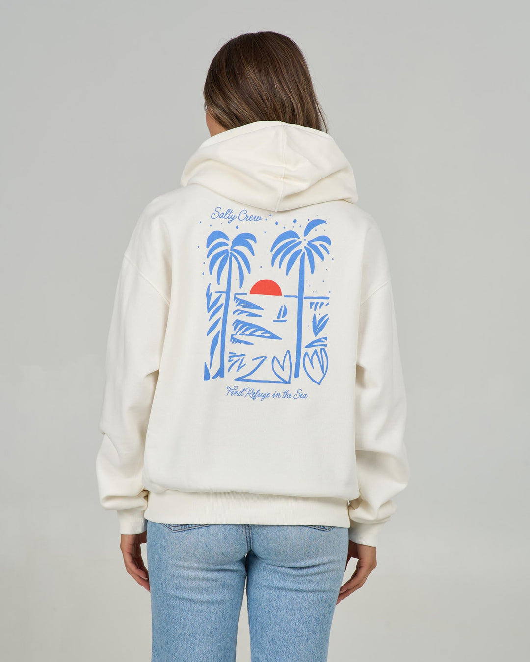 Salty Crew Geo Palm Hoodie (Women&