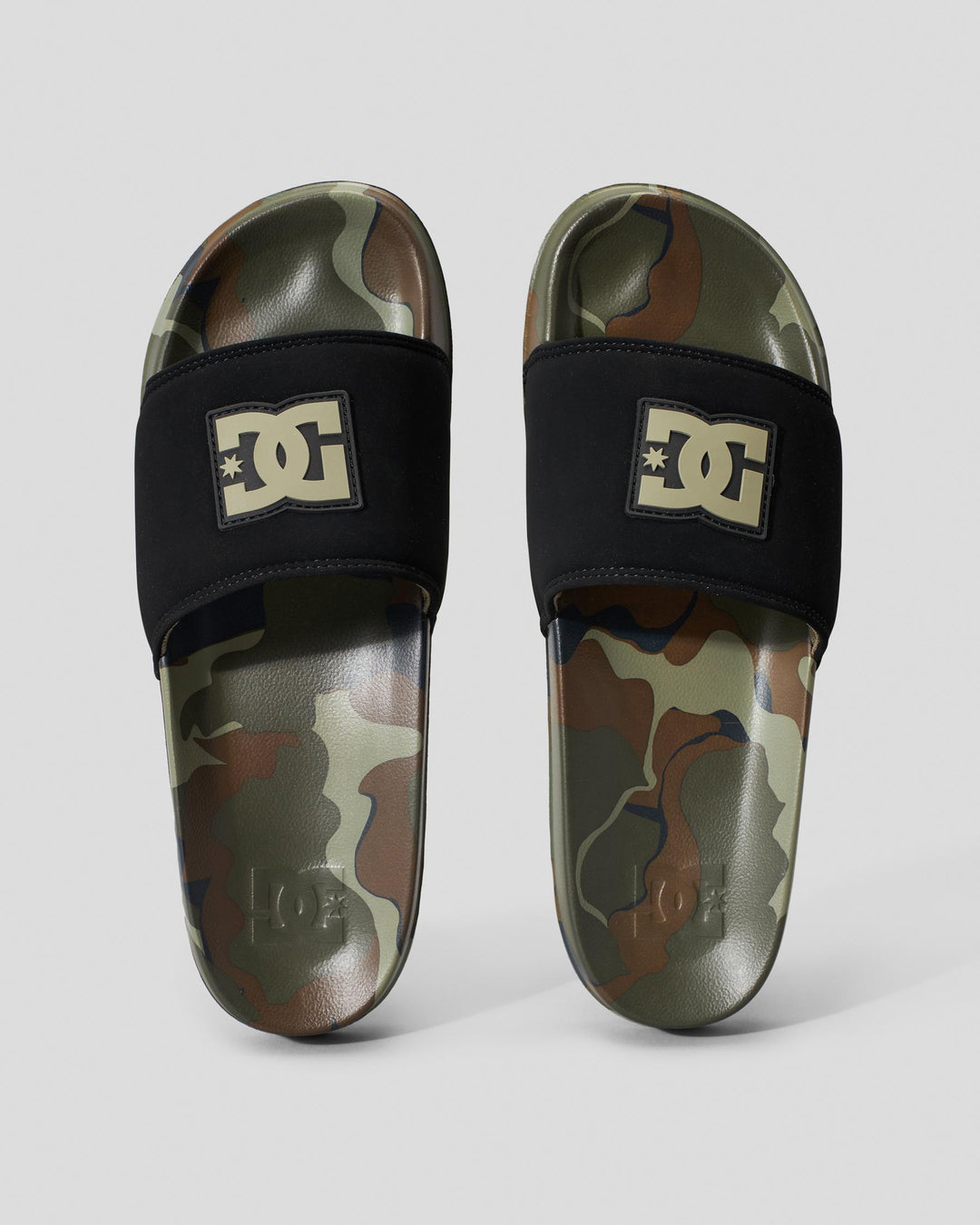 Dc Slide Se (Mens) | White/Black/Camo
