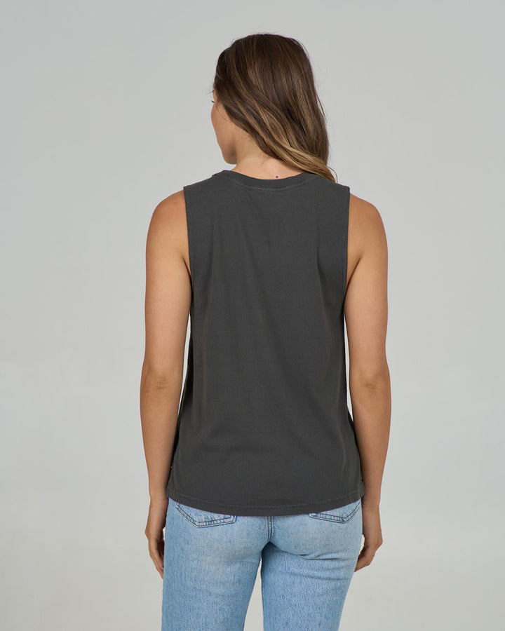 Salty Crew Keyhole Muscle Tank (Women&