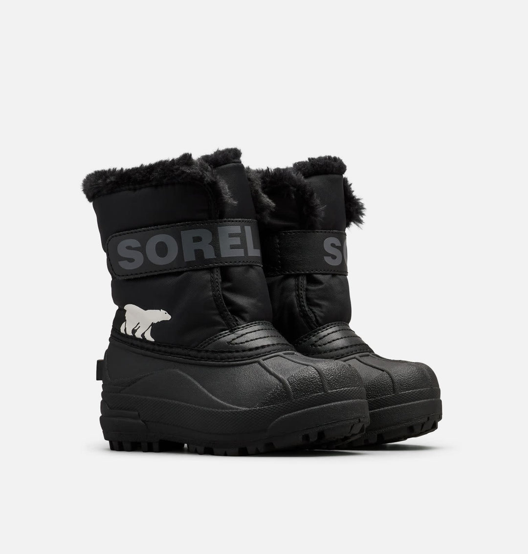 Sorel Snow Commander Boot (Child) 2026 | Black/Charcoal