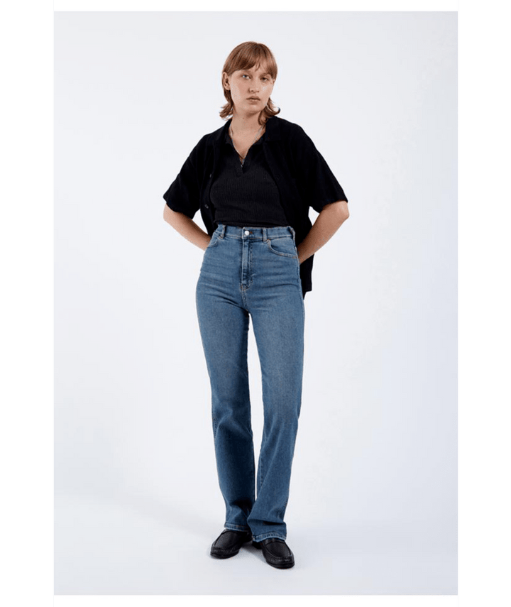 Dr. Denim Moxy Straight Denim (Womens) | Cape Mid Used Vintage