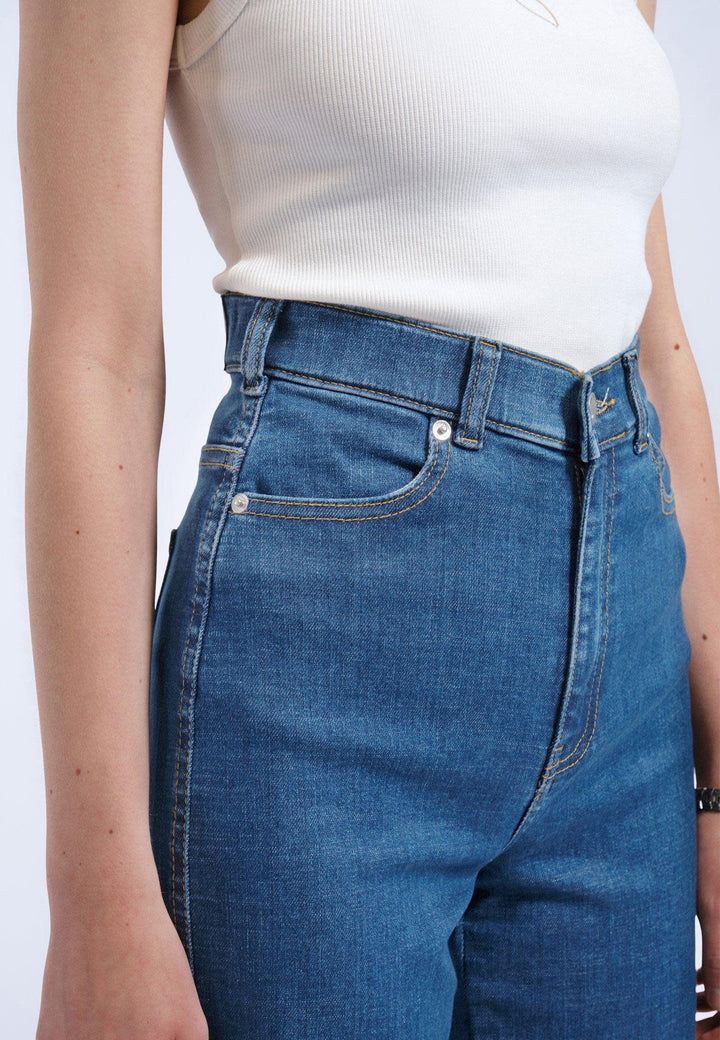 Dr. Denim Moxy Straight Denim (Womens) | Vale Mid Plain