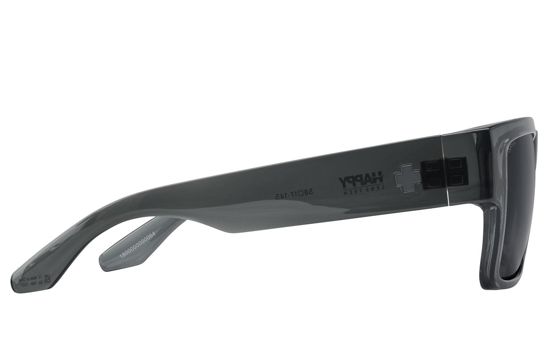 Spy Cyrus Translucent Gunmetal | Happy Gray Gunmetal Spectra Mirror