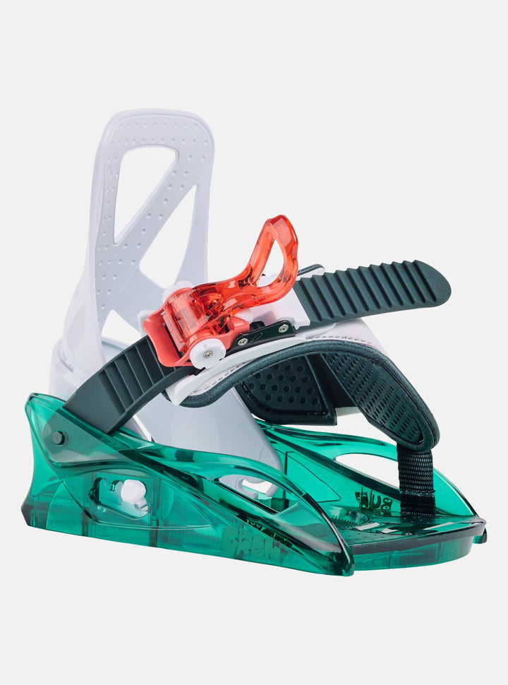 Burton Mini Grom Disc Youth Snowboard Bindings 2026 | Green/Multi