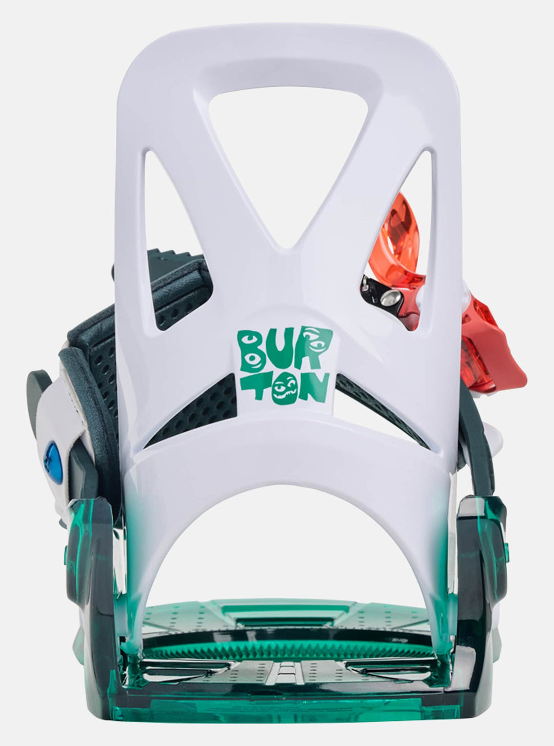 Burton Mini Grom Disc Youth Snowboard Bindings 2026 | Green/Multi