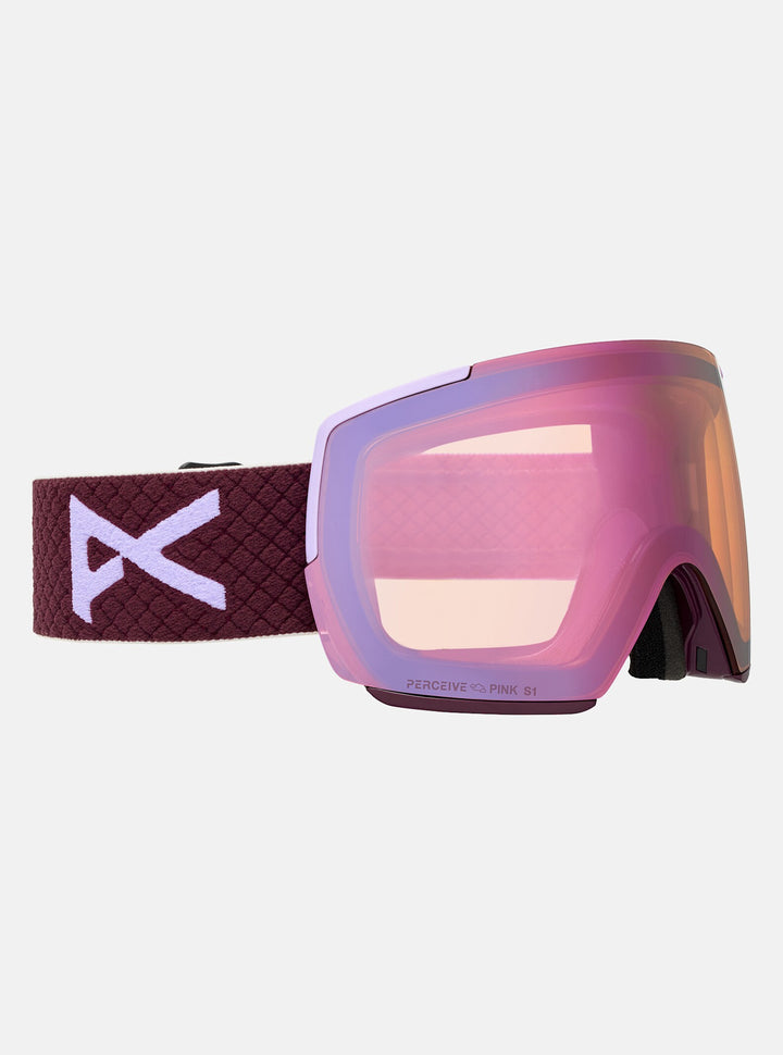 Anon M5 Goggles 2026 | Deep Cherry/Perceive Cloudy Pink