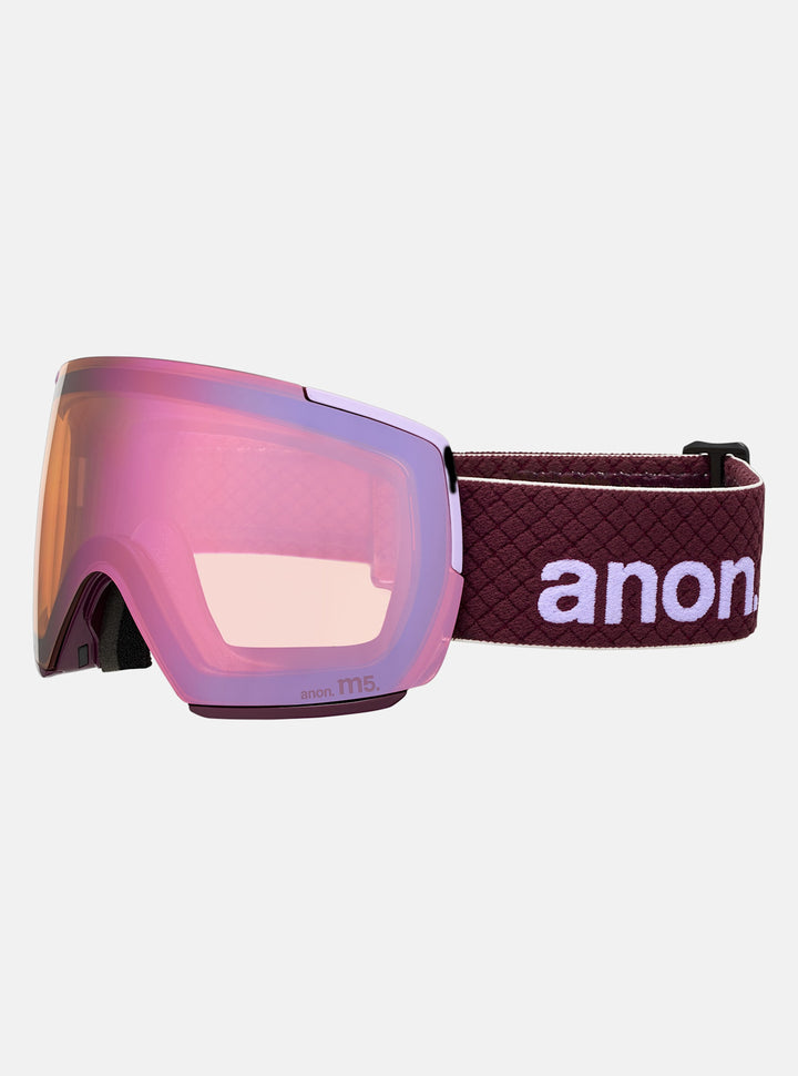 Anon M5 Goggles 2026 | Deep Cherry/Perceive Cloudy Pink