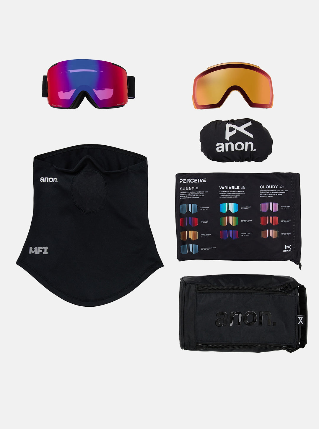 Anon M5 Goggles + Bonus Lens + Mfi® Face Mask