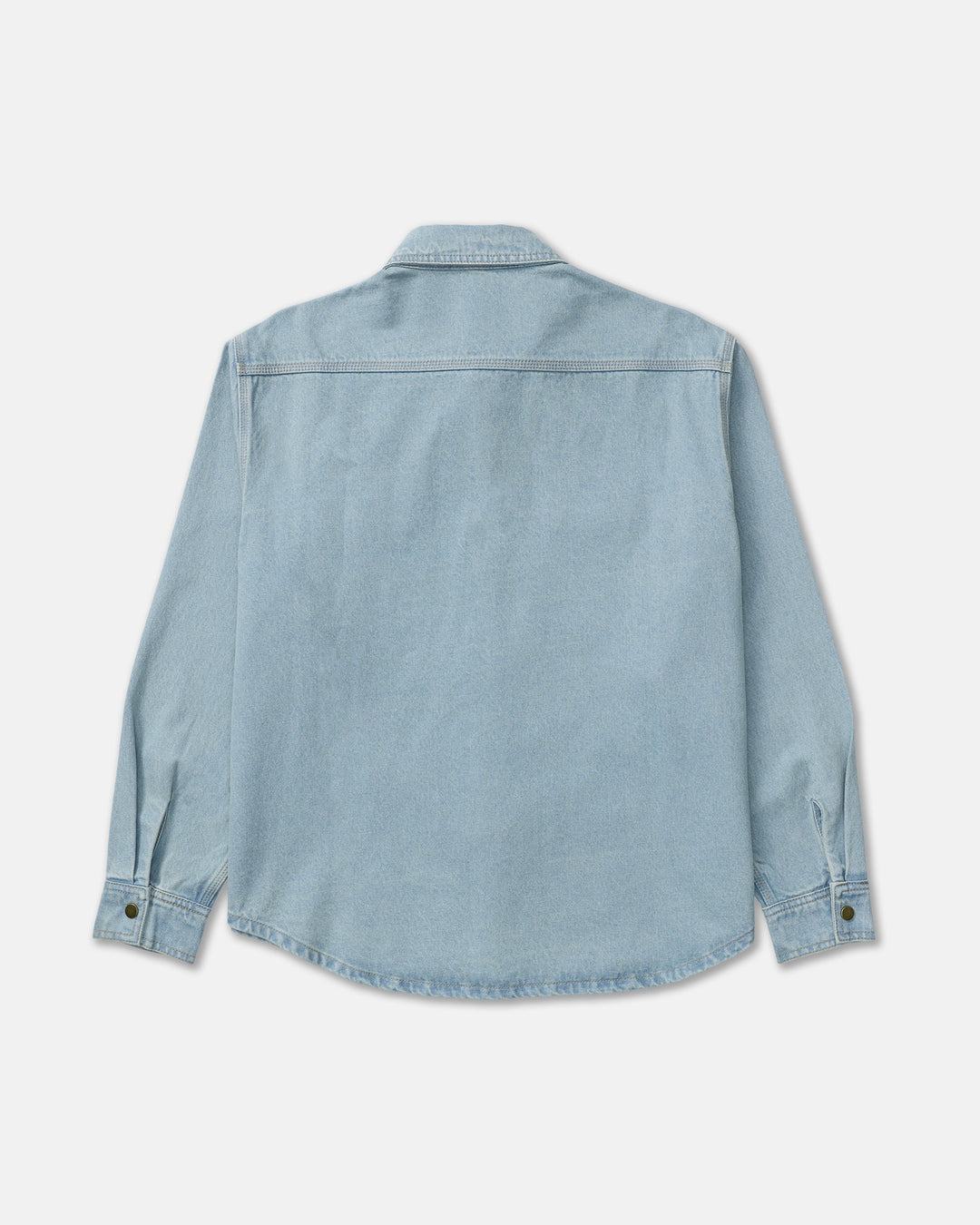 RVCA Men’s Big Rvca Overshirt in Indigo, back product view