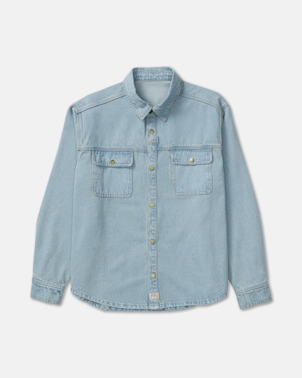 RVCA Men’s Big Rvca Overshirt in Indigo, front product view