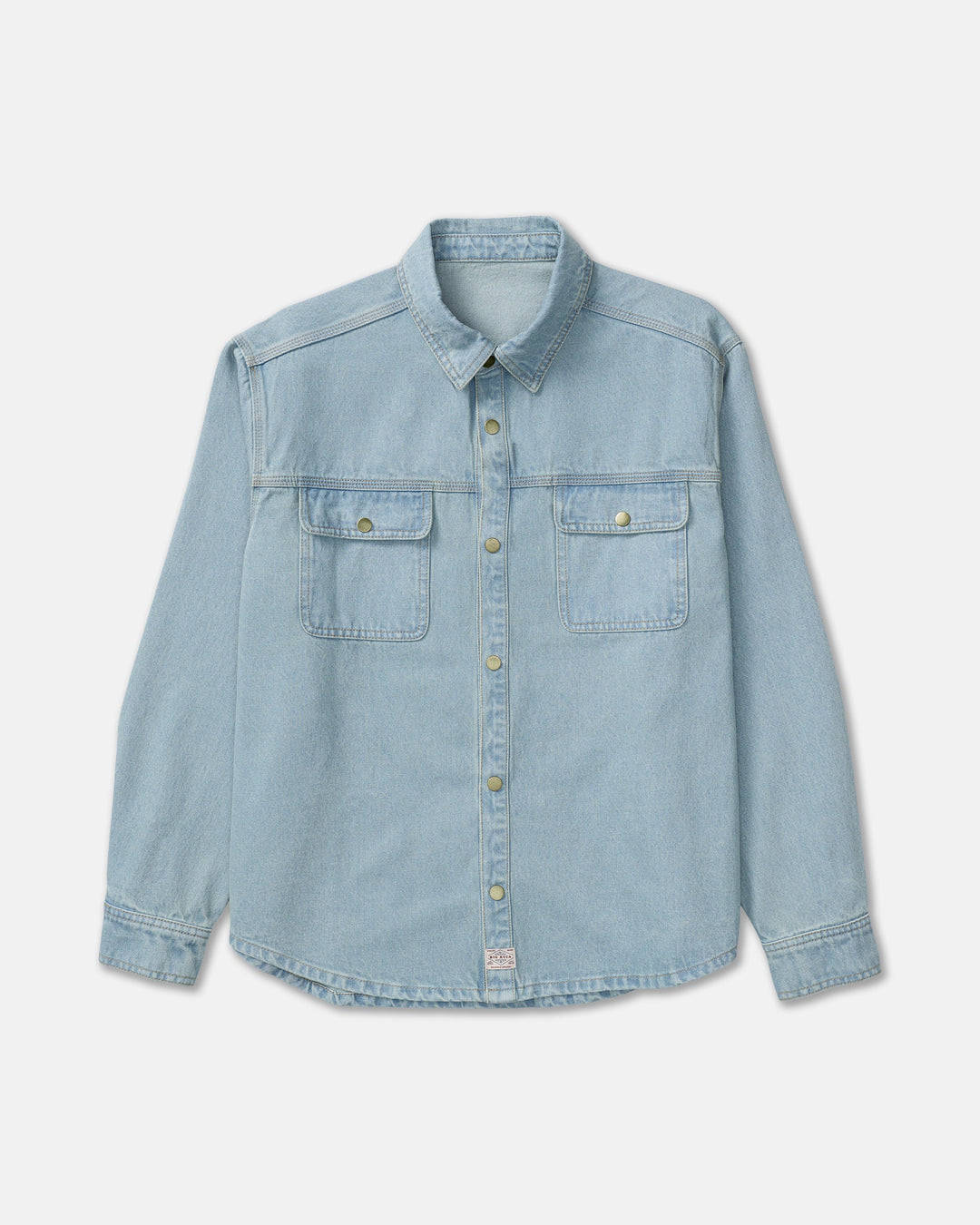 RVCA Men’s Big Rvca Overshirt in Indigo, front product view