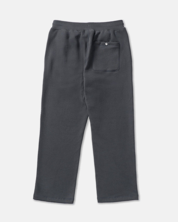 RVCA Men’s Essential Fleece Pant in Pirate Black, back product view