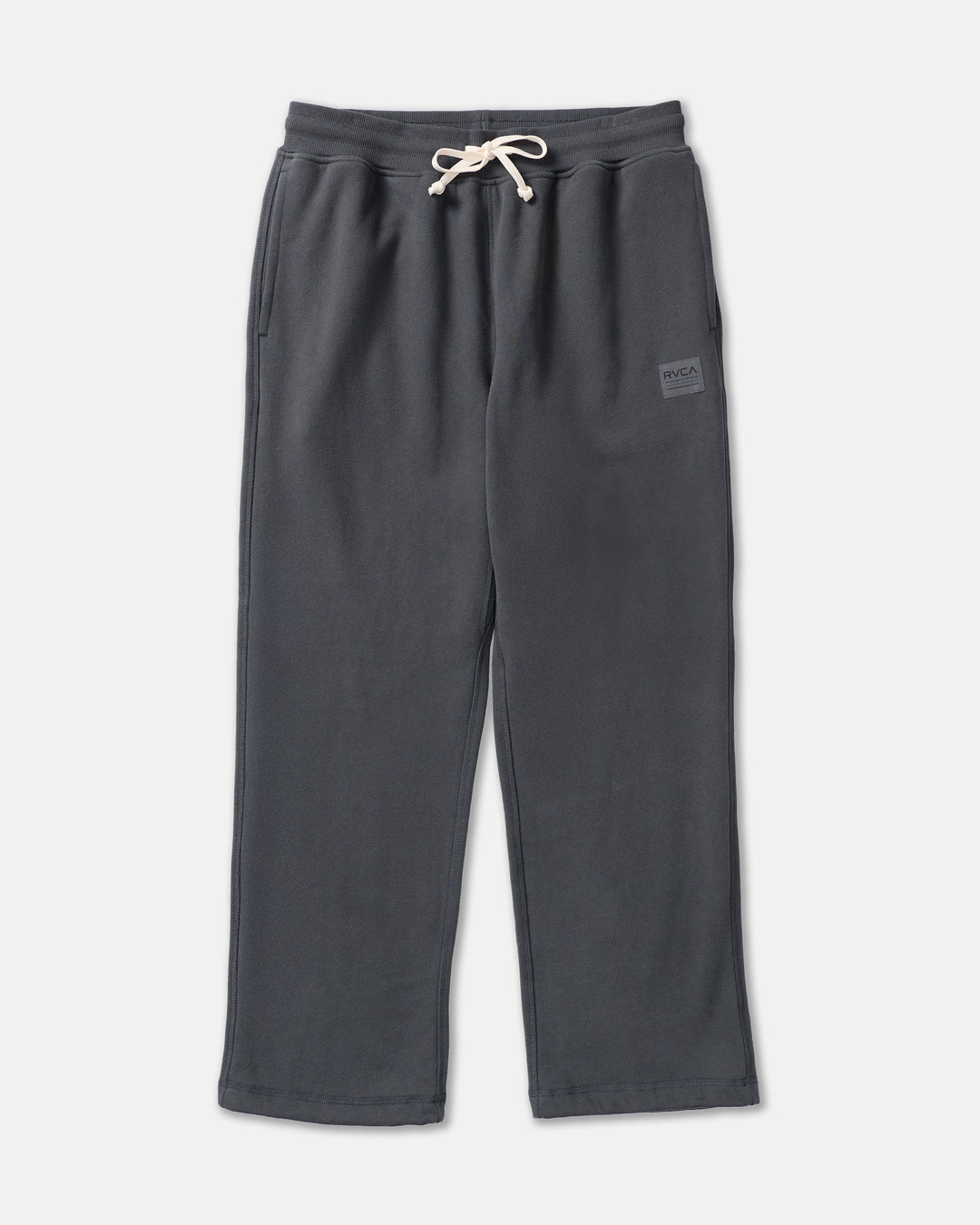 RVCA Men’s Essential Fleece Pant in Pirate Black, front product view