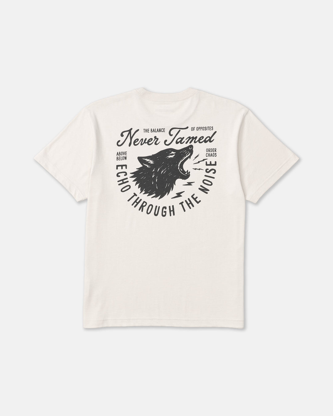 RVCA Men’s Echo Ss in Ceramic, back product view