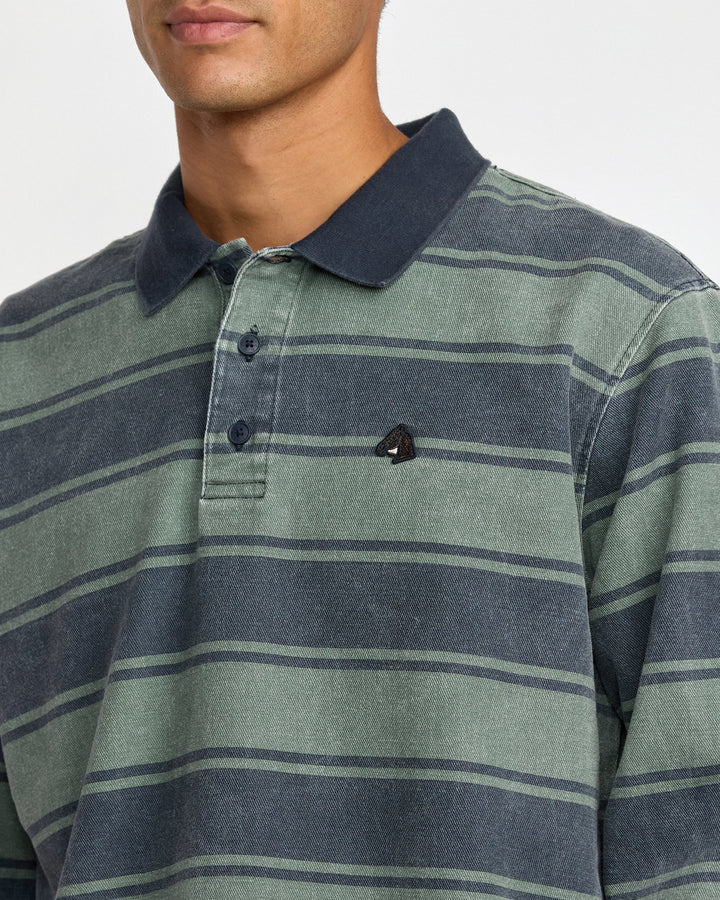 RVCA KSL Long Sleeve Polo (Men&
