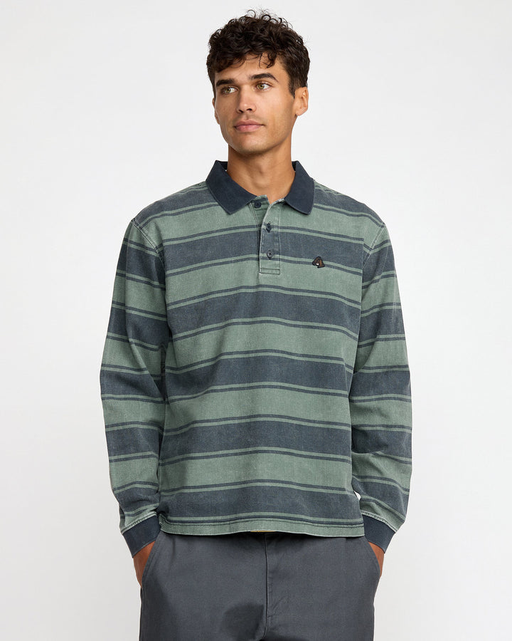 RVCA KSL Long Sleeve Polo (Men&