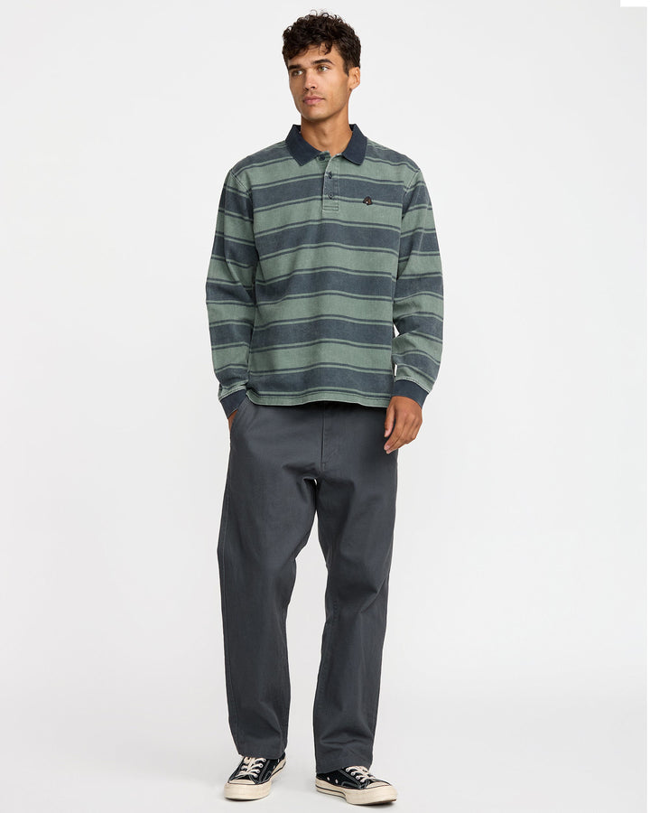 RVCA KSL Long Sleeve Polo (Men&