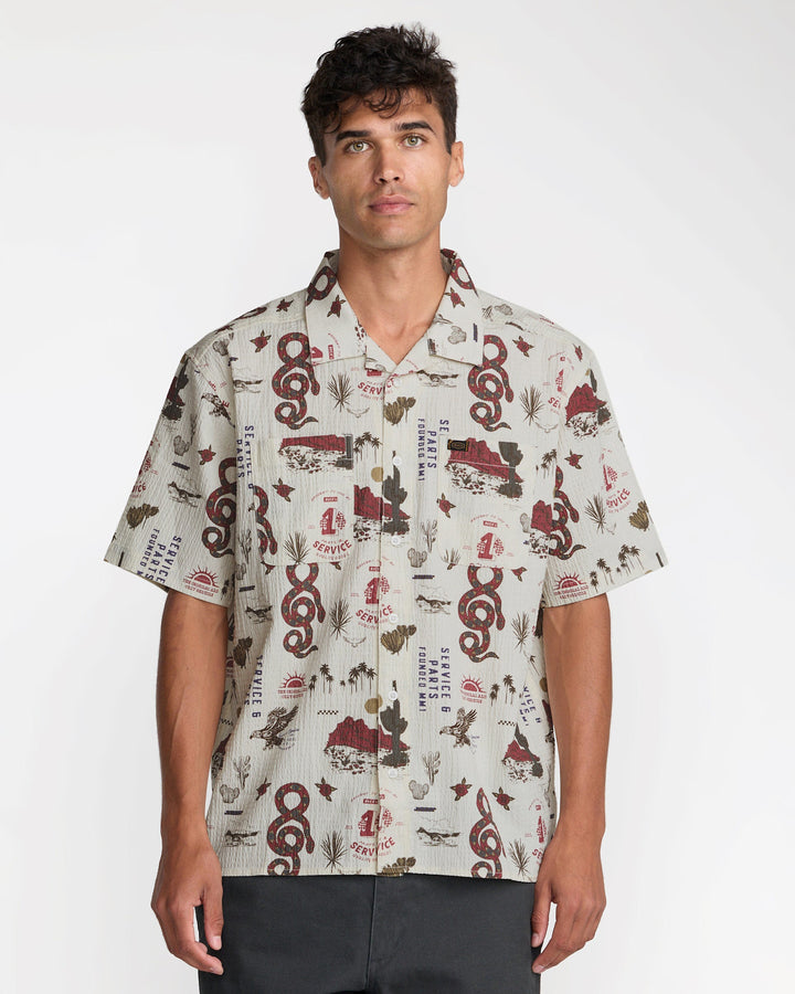RVCA Wasteland Short Sleeve (Men&
