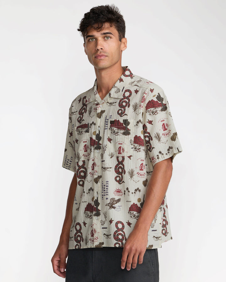 RVCA Wasteland Short Sleeve (Men&