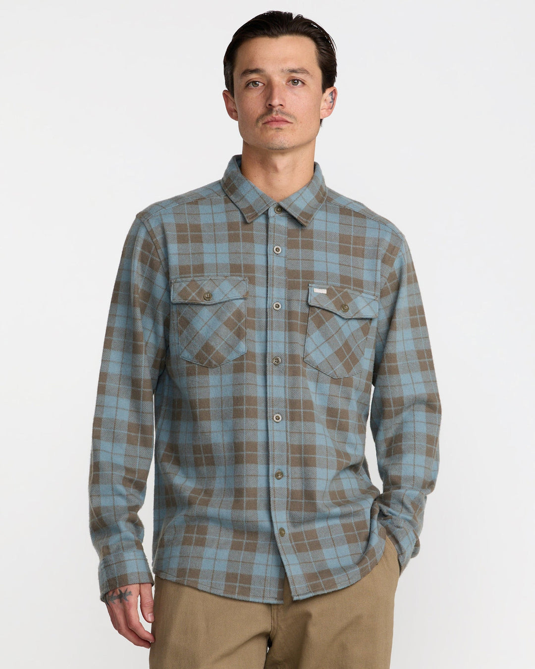 RVCA Vacancy Flannel Long Sleeve (Men&