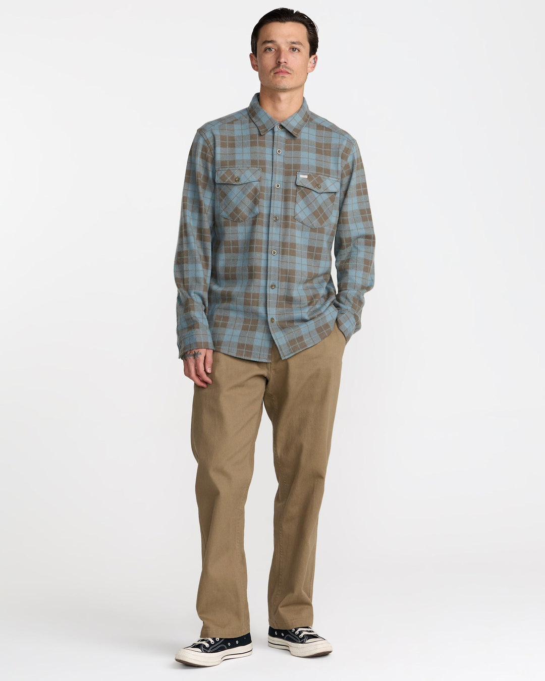 RVCA Vacancy Flannel Long Sleeve (Men&