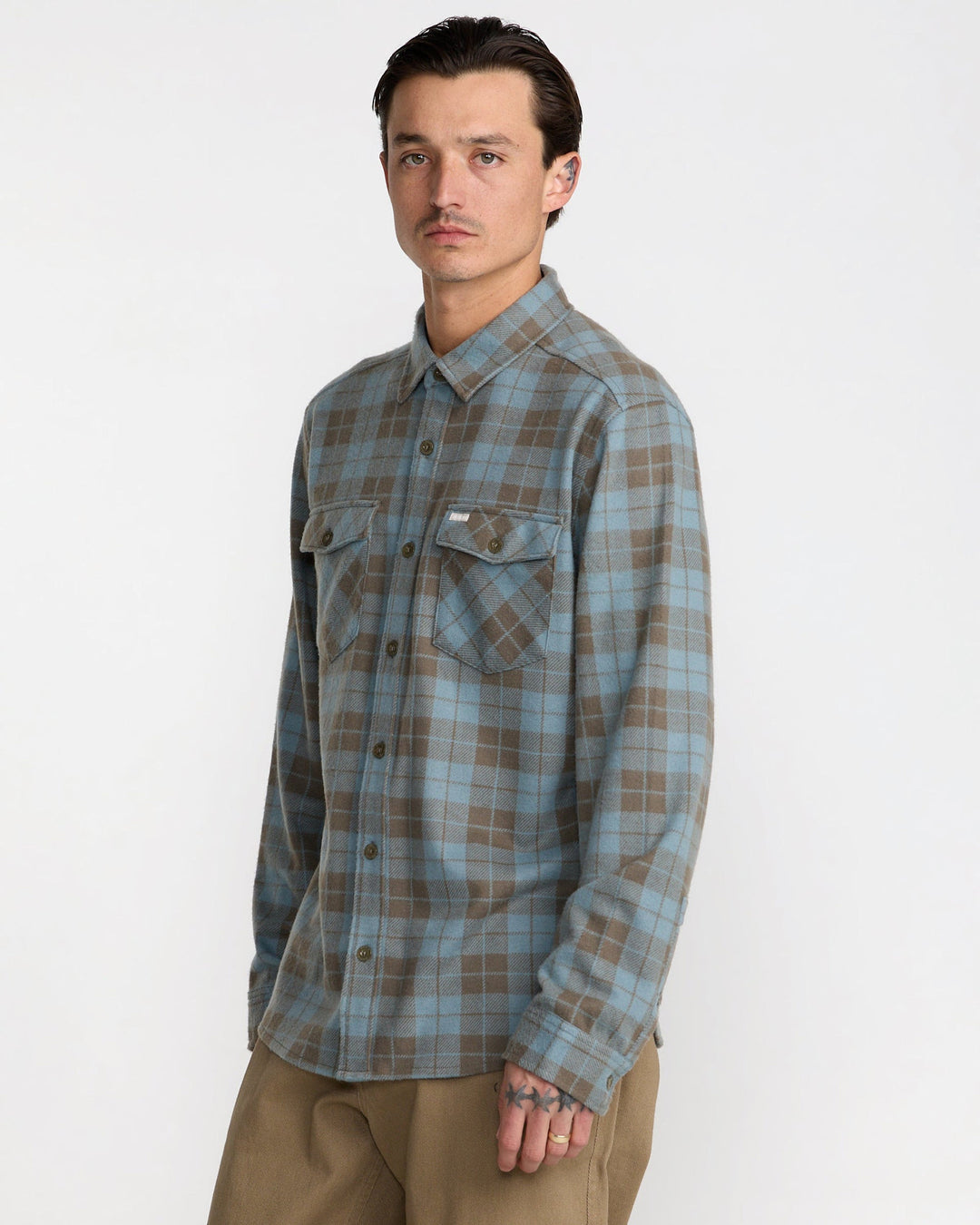RVCA Vacancy Flannel Long Sleeve (Men&
