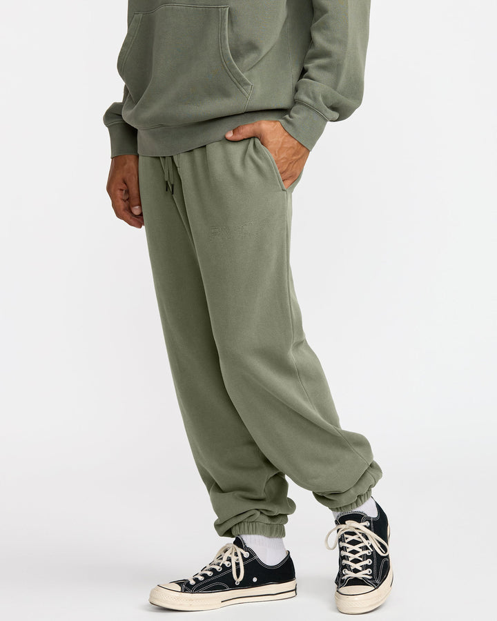 Rvca Ptc Sweatpant 2 (Mens) | Sage Leaf