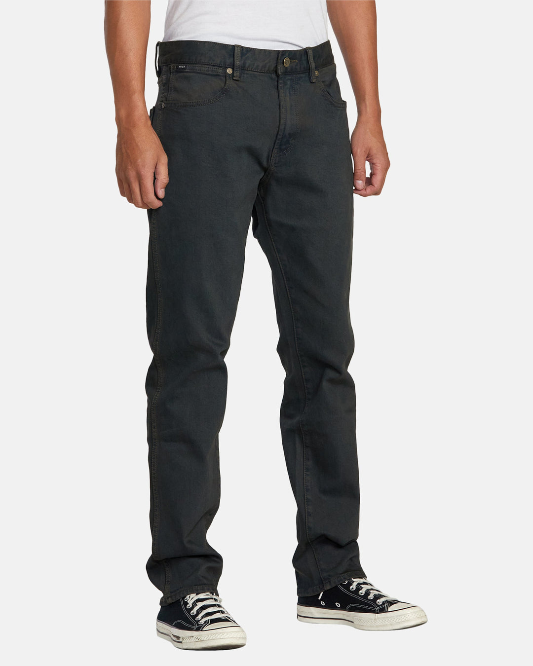 Rvca Weekend Anp Denim (Mens) | Black Overdye