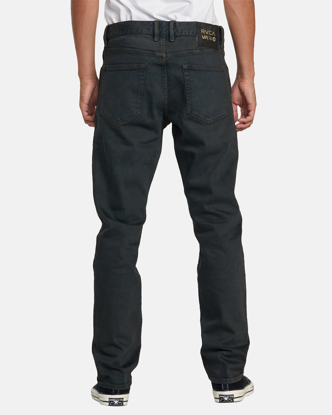 Rvca Weekend Anp Denim (Mens) | Black Overdye