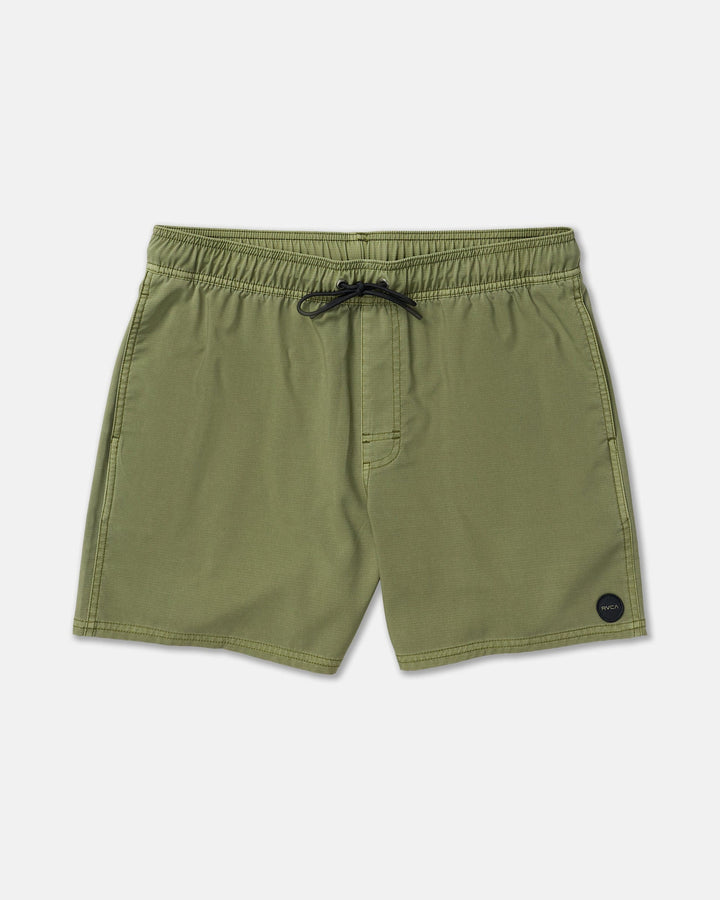 RVCA Va Pigment Elastic Short 16 (Mens) | Martini Olive