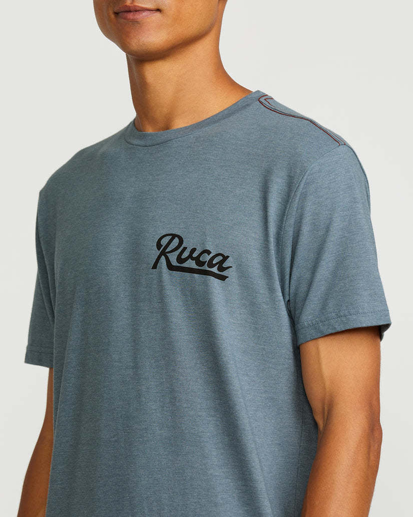 RVCA Script Sealed Short Sleeve Tee (Men&