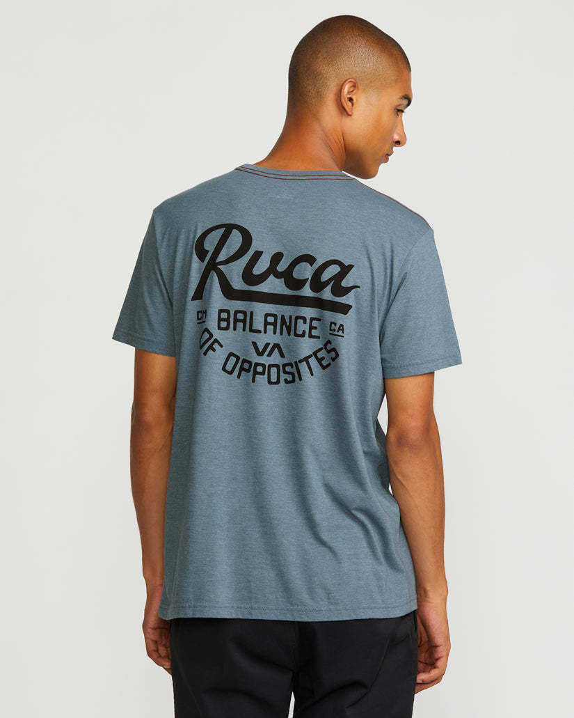 RVCA Script Sealed Short Sleeve Tee (Men&